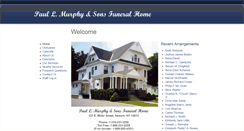 Desktop Screenshot of murphyandsonsfuneralhome.com