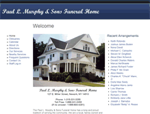 Tablet Screenshot of murphyandsonsfuneralhome.com